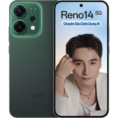 Điện thoại OPPO Reno14 F 5G 8GB/256GB Xanh dương/Xanh lá