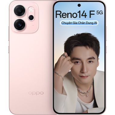 Điện thoại OPPO Reno14 F 5G 8GB/256GB Hồng