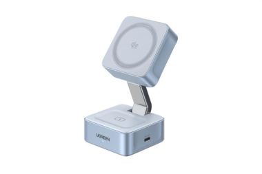 Đế sạc không dây 2 in 1 Qi2.2 25W Magnetic Ugreen Magflow W752 55960B