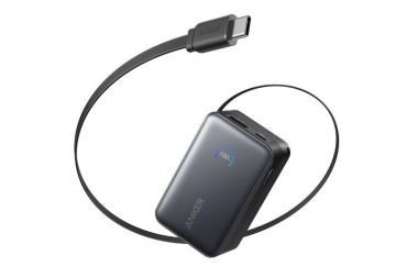 Pin sạc dự phòng 10000mAh Type C PD QC 3.0 45W Anker A1638 kèm cáp dây rút Type C