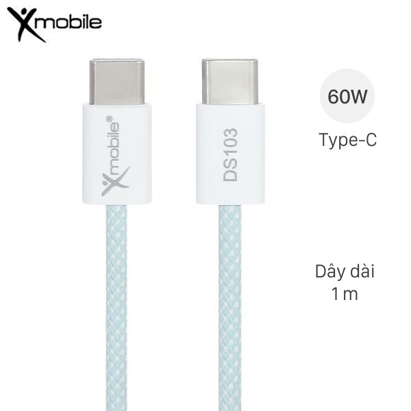 Cáp Type C - Type C 1m Xmobile DS103