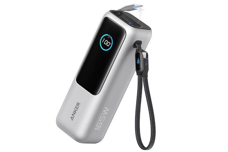 Pin sạc dự phòng 25000mAh Type C PD QC 3.0 165W Anker Zolo A1695 kèm cáp dây rút Type C